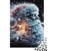 Invierno Santa Fantasy Set De Rompecabezas 1000 Piezas para Adolescentes, Papel Reciclado, Decoración Interior, Regalo Parejas, Actividad Indoor 38x26cm/1000pcs
