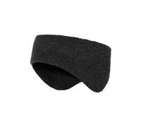 Invierno térmica de doble piso diadema de punto oído calentador deportes bandas de sudor al aire libre Correr esquí a prueba viento elástico headwear (Schwarz)