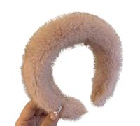 Invierno Yoga Spa Sports Hair Hoop Cute Plush Hairband Faux Fur Designed Woman Wash Face Hair Accessory