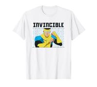 Invincible Mark Grayson Fighting Pose Distressed Poster Camiseta