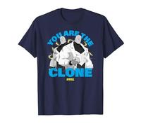 Invincible You Are The Clone Mauler Twins Showcase Camiseta, Hombre, Azul Marino, M
