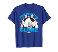 Invincible You Are The Clone Mauler Twins Showcase Camiseta, Hombre, Azul Real, XL