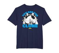 Invincible You Are The Clone Mauler Twins Showcase Camiseta, Hombre Tallas Grandes, Azul Marino, 5X Alto