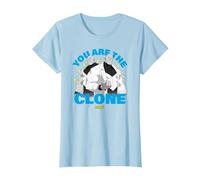 Invincible You Are The Clone Mauler Twins Showcase Camiseta, Mujer, Azul Bebé, L