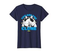 Invincible You Are The Clone Mauler Twins Showcase Camiseta, Mujer, Azul Marino, 3XL