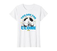 Invincible You Are The Clone Mauler Twins Showcase Camiseta, Mujer, Blanco, S