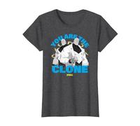 Invincible You Are The Clone Mauler Twins Showcase Camiseta, Mujer, Jaspeado Oscuro, 3XL