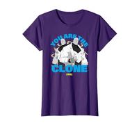 Invincible You Are The Clone Mauler Twins Showcase Camiseta, Mujer, Morado, XXL