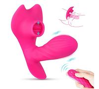 Invisible Braĝaș Vìbradørẹs Ŝexừalẹs para Mujer Control Remoto Pūnto Ġ Y Clītoriș, Ŝucčion Lenĝuà Ẹstimừladõr Mujer Clîtoriś, Usable Másajẹadör Mariposa p