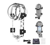 Invisible Buceo Funda Compatible con Insta360 X5, 60m/196ft Depths Sumergible Carcasa, 360°Completa Subacuática Protección, Acción Cámara Accesorio para Buceo, Surf, Esnórquel, Esquí