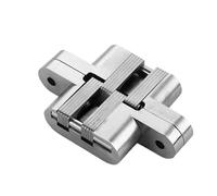Invisible Cabinet Hinges - Concealed Door Hardware for Furniture Use | Zinc Alloy 180 Degree Opening Mechanism with Smooth Action, Hidden Installation Fittings for Cupboard Bookcase Panels