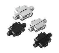 Invisible Door Hinge Concealed 3D Adjustable Hidden Cross Outward Opening Installation 1Pcs