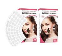 Invisible Ear Lobe Support - Ultra-Thin Transparent Patches | Professional