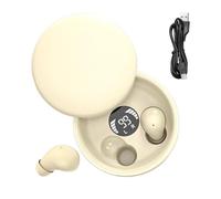 Invisible Earbuds - Wireless Noise Block Earphones for Side Sleepers and Quiet Use | Compact Charging Case with Low Profile Fit, Discreet Sound Device for Travel, Gym, Office, Home, Indoor and Outdoor