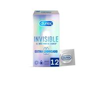 DUREX INVISIBLE EXTRA LUBRICADO 12 UDS