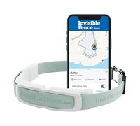 Invisible Fence Cerca y collar de seguimiento GPS para perros, inalámbrico, collar inteligente para perro con seguimiento controlado por aplicación, se adapta a perros medianos y grandes, cuello de 15