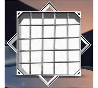 Invisible Rain Protect 304 Acero Inoxidable 60 x 60 x 8 cm Diseño hundido para patio jardín Cusizable D SolutsSK Design