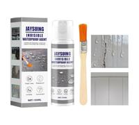 Invisible Sealant Agent, Waterproof Brush Solution, 100ml Repair Coating, Leak Proof Protection Layer Strong Waterproof Formula for Roof Basement Rv Marine Window Bathroom Ceiling Use Kit System