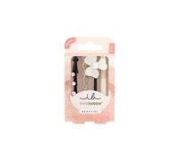 invisibobble BEAUTIES Flower Pearl (4 unidades) - Set de horquillas para mujeres y niños - Horquillas grandes para cabello fino - Diseño floral elegante y delicado