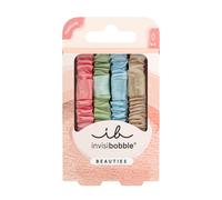 invisibobble Beauties Satin Sorbet (4 piezas) - gomas pelo satinadas mujer - hair ties suaves con superficie sedosa - para coleta, moño y peinados elegantes