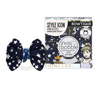 invisibobble Bowtique - Anillo de pelo espiral con lazo - Princesa Disney Cenicienta - Fuerte elástico agarre bobina accesorios para mujeres - Suave para niñas adolescentes y pelo grueso
