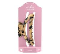 Invisibobble Clip de pelo para mujer, diseño de leopardo de Leo Premium, Clipstar Premium, Leo Locks Statement Trend - Pinza para el pelo medio sin impresión para cabello grueso y fino (talla M)