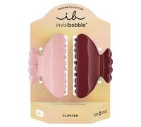 Invisibobble clip para cabello de mujer Premium Crema Baya - Clipstar Premium Crema Berry perlado en tono pastel - Pinza para el cabello y adorno para cabello de tamaño mediano, sin dejar marcas para