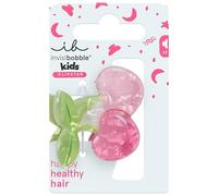 invisibobble Clip para el pelo para niñas y niños, color rosa - Pinza para el pelo cereza rojo dulce juguetón pelo fino - Clipstar Kids Cherrylicious Fresa - Garra de pelo para el pelo de la guardería