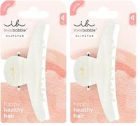 invisibobble CLIPSTAR Clawdia Tortoise L | Barra de pelo sin huellas | Barra de pelo con estilo | 1 pieza (Paquete de 2)