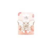 invisibobble Clipstar Diamond Butterfly (1 unidad) - Pinza para el pelo con forma de mariposa para mujeres y niñas - Pinza grande rosa transparente - para cabello fino - Accesorio elegante con efecto