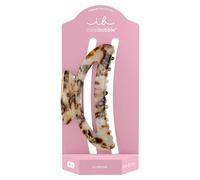 Invisibobble Clipstar Premium Marble On Naturstein - Pinza para el pelo para mujer, de mármol de primera calidad, color marrón marmolado - Pinza para el pelo, accesorio capilar, talla media, sin