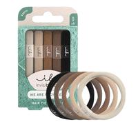 Invisibobble Elastic Marrón Moca | Suavidad para el cabello | Anti-frizz | Sin huellas | Accesorio de peinado | 5 piezas