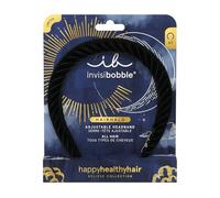 invisibobble HAIRHALO Eclipse Midnight Ring 1 pieza | Diadema trenzada en negro de material de terciopelo suave | Diadema ajustable para el pelo suave y cómoda para mujeres y niñas