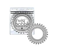 Invisibobble gomas de pelo espiral transparentes Crystal Clear Power x3 - Goma pelo para deporte extra fuerte - Gomas pelo transparentes - Gomas pelo grueso