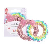 Invisibobble Kids gomas de pelo niña de azul y rosado Sprunchie Slim Kids x2 - Gomas pelo bebe que no lastima el pelo niña - Scrunchies pelo antitirones