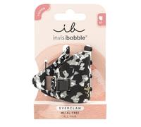 Invisibobble Leo EVERCLAW Hair Clip Clips para Mujeres y Niñas, Sin Fricción, Impresión Leopardo, Sin Metales, Paquete de 1 (Última Media Noche, Medio)