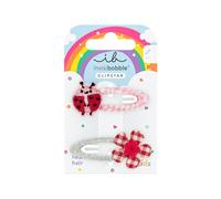 invisibobble SNAP CLIP KIDS Happy Ladybird (2 unidades) - Set de clips infantiles con mariquita y flor - Para niñas y niños - Clip grande para cabello fino - Seguro y cuidadoso con el cabello