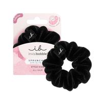 Invisibobble Sprunchie coletero negro Dusk till Dawn x1 - Scrunchie de tela con goma de pelo en espiral al interior - Coleteros pelo mujer y hombre confortable