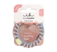 invisibobble - TWISTAR Lavender Braids - Pack de 3 coleteros trenzados en violeta - Sujeción suave, segura y máxima comodidad - Hair Ties para mujeres y niñas - Look de tendencia, cuidado del cabello