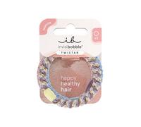 invisibobble - TWISTAR Lavender Braids - Pack de 3 coleteros trenzados en violeta - Sujeción suave, segura y máxima comodidad - Hair Ties para mujeres y niñas - Look de tendencia, cuidado del cabello