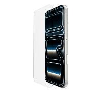 Belkin ScreenForce InvisiGlass Protector Pantalla iPhone 17 Pro, Cristal Reciclado, Protección contra Impactos y Arañazos, Bandeja de Alineación Fácil, Instalación Sin Burbujas, Compatible con Fundas