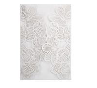 Invitaciones Boda Tarjetas De Invitaciones Boda Con Flores, 10/20 Piezas, Papel Blanco, Regalo Cumpleaños, Cubierta Tarjeta Felicitación, Suministros Decoración Fiesta Compromiso(WHITE,20pcs)