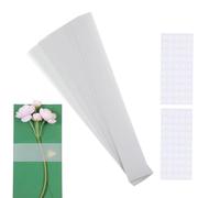 Invitation Wrap Bands, Translucent Sulphate Paper Strips, 12.2x1.57 Inches Bands with Adhesive Dots, Professional Stationery Tool with Elegant Style, Event Accessory for Wedding Planners Organizers