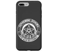 Invocar demonios malas decisiones Satánico Brujería Pentagrama Carcasa para iPhone 7 Plus/8 Plus