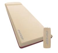 INVOKER Colchoneta de dormir autoinflable para camping, 3.1 pulgadas, espuma ultra gruesa, aislada, duradera, colchón de aire con almohada, para tienda de campaña, coche, camping, viajes, picnic,