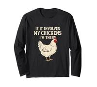 Involucra a mis Pollos Im There Cita Amante del Pollo Manga Larga