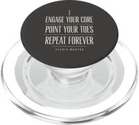 Involucra tu núcleo Point Your Toes Pole Dance PopSockets PopGrip para MagSafe