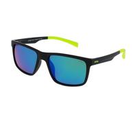 INVU Gafas de sol IA22417B Negro Amarillo Hombre Adulto Lentes Polarizadas Espejadas Verde