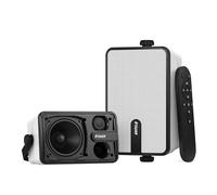 Inwa Altavoces Bluetooth para Exteriores, Altavoz Montable en Pared Resistente al Agua IPX5, Potente Sistema de Sonido con Graves, Sincronización Inalámbrica de hasta 100 Altavoces (Par, Sync Speaker)