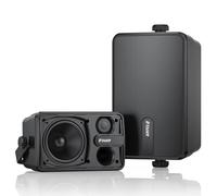 Inwa Altavoz Bluetooth, altavoz de pared pasivo, altavoz de pared activo, juego de sonido estéreo inalámbrico impermeable con entrada auxiliar, sistema de sonido adecuado para pabellón (par, potencia